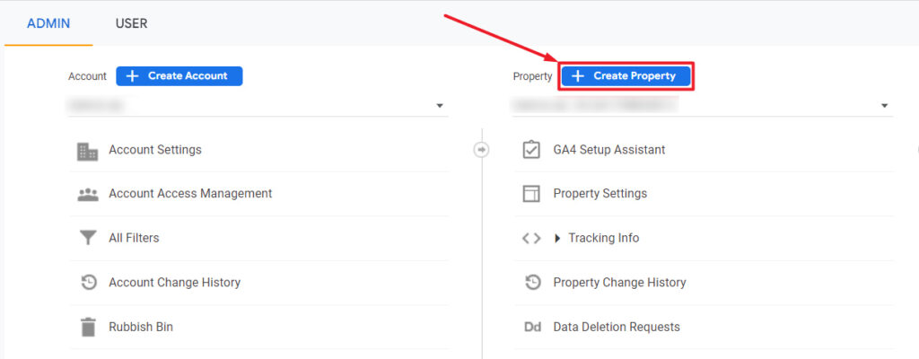 Google Analytics 4. create-a-new-GA4-property